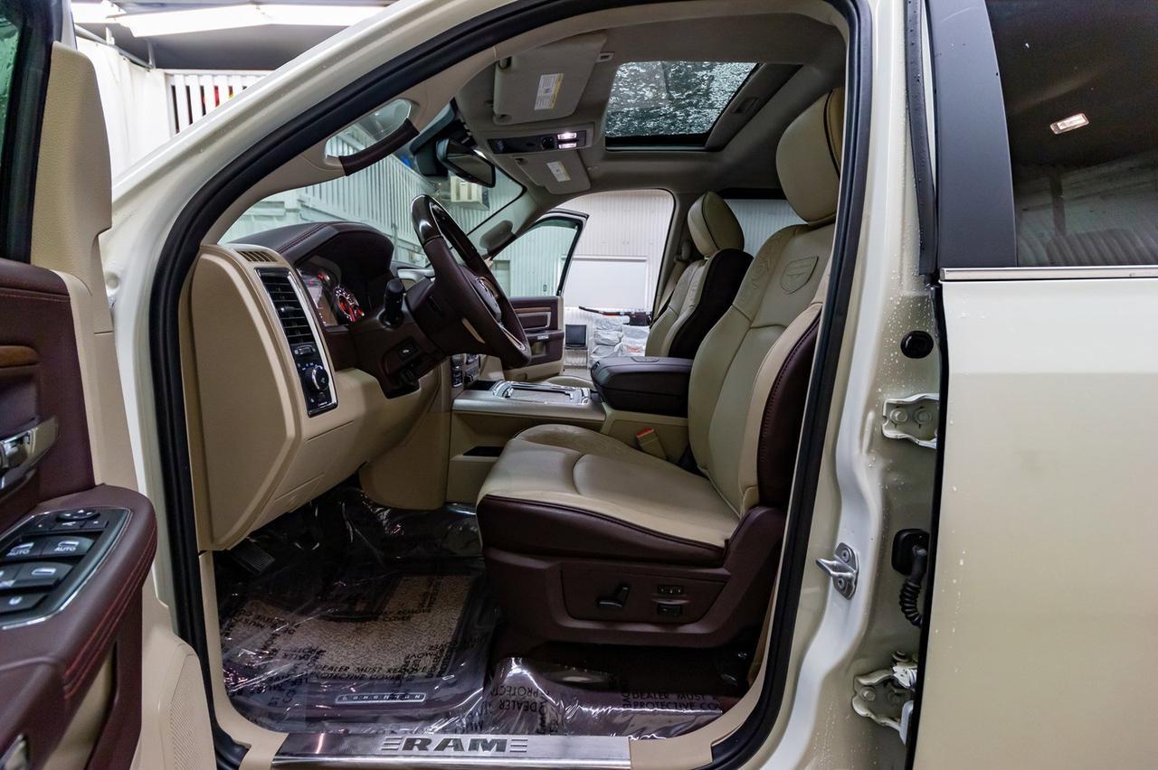 2018 Ram 1500 4x4 Crew Cab Longhorn Leather Roof Nav Red Deer AB