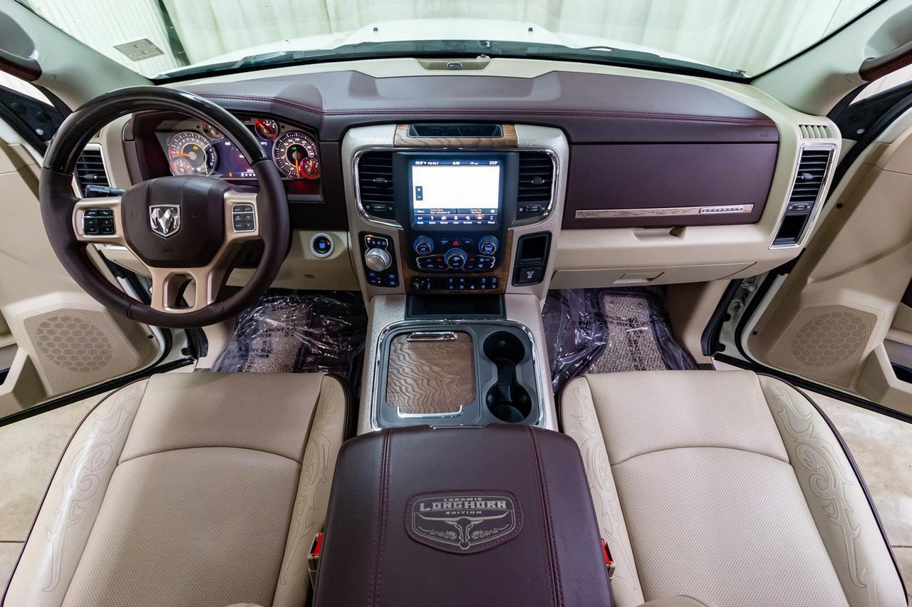 2018 Ram 1500 4x4 Crew Cab Longhorn Leather Roof Nav Red Deer AB