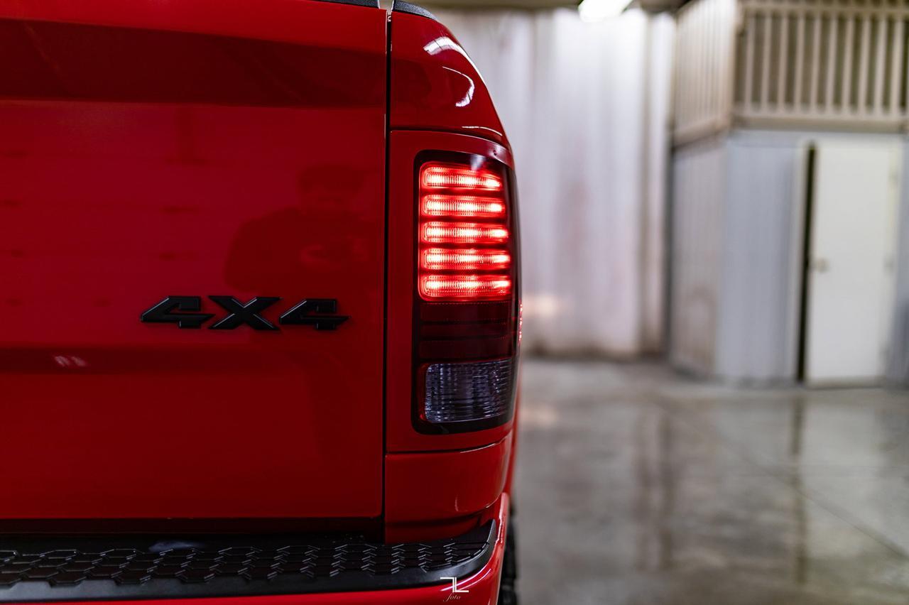 2018 Ram 1500 4x4 Crew Cab Sport 4&quot; Lift Leather Roof Nav Red Deer AB