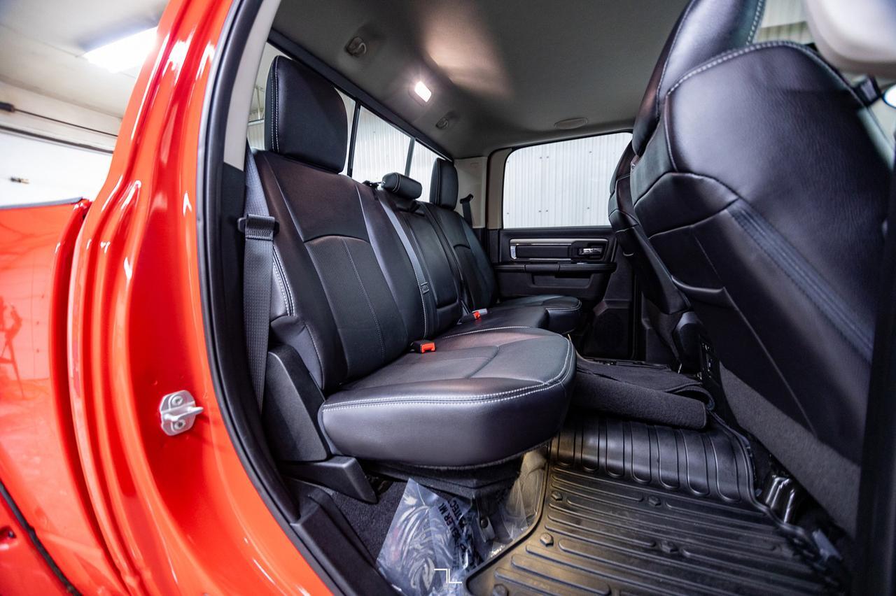 2018 Ram 1500 4x4 Crew Cab Sport 4&quot; Lift Leather Roof Nav Red Deer AB