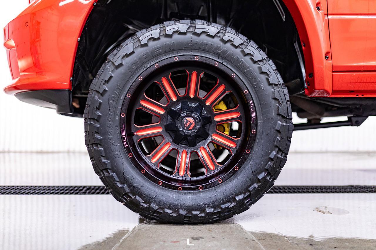 2018 Ram 1500 4x4 Crew Cab Sport 4" Lift Leather Roof Nav Red Deer AB