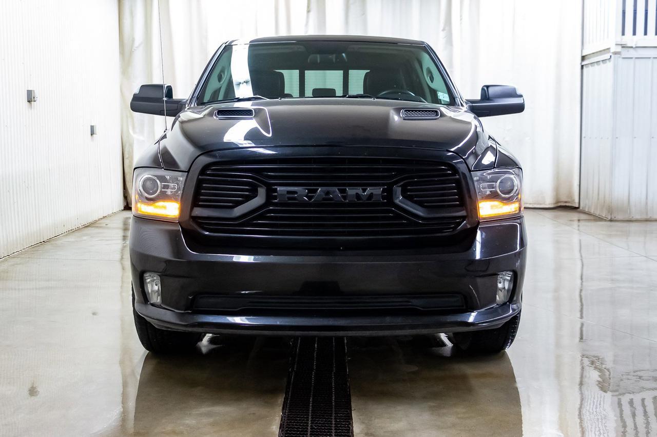 2018 Ram 1500 4x4 Crew Cab Sport Leather Nav BCam Red Deer AB