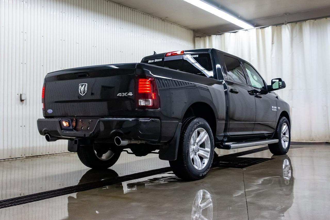 2018 Ram 1500 4x4 Crew Cab Sport Leather Nav BCam Red Deer AB