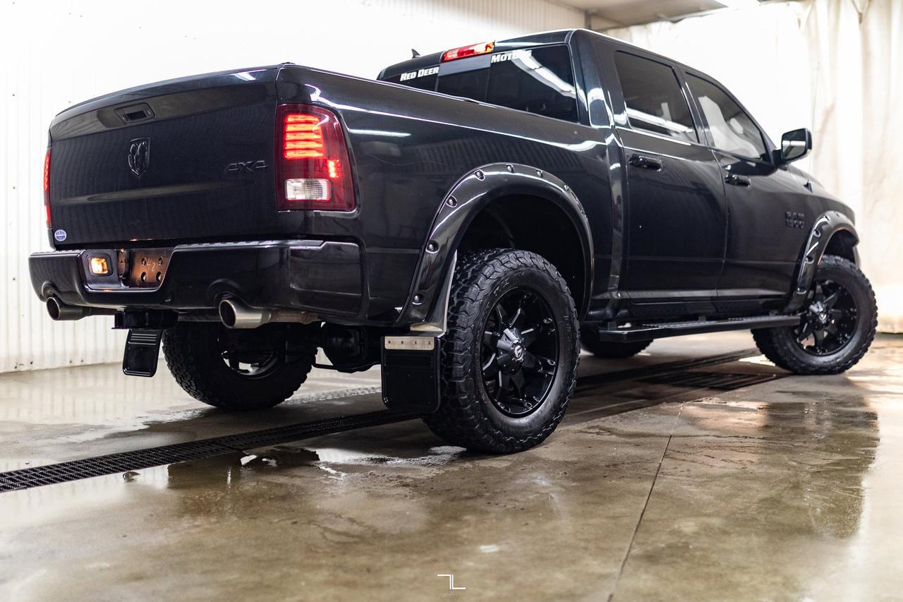 2018 Ram 1500 4x4 Crew Cab Sport Leather Roof Nav BCam Red Deer AB