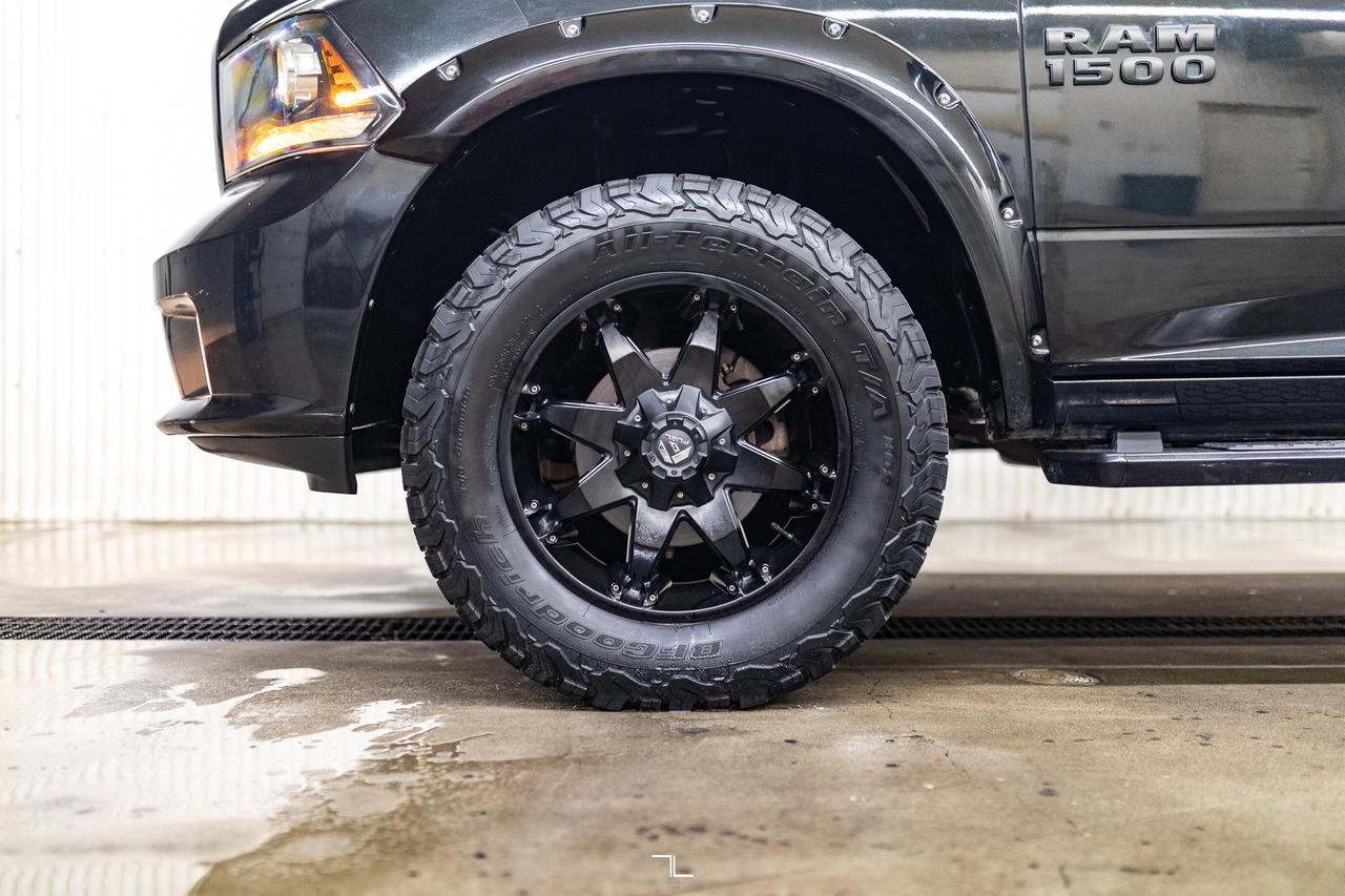 2018 Ram 1500 4x4 Crew Cab Sport Leather Roof Nav BCam Red Deer AB