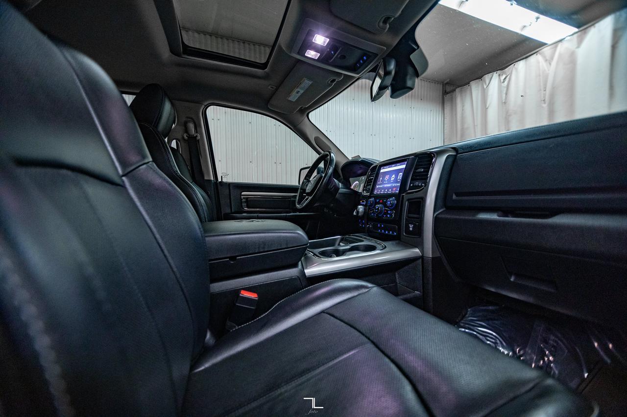 2018 Ram 1500 4x4 Crew Cab Sport Leather Roof Nav BCam Red Deer AB