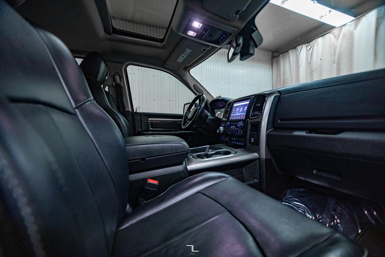 2018 Ram 1500 4x4 Crew Cab Sport Leather Roof Nav BCam Red Deer AB