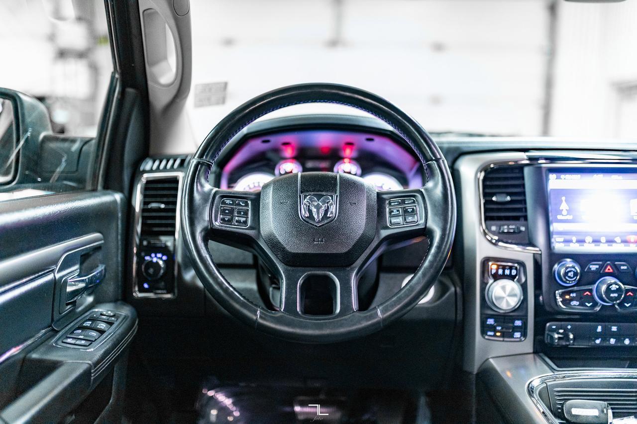 2018 Ram 1500 4x4 Crew Cab Sport Leather Roof Nav BCam Red Deer AB