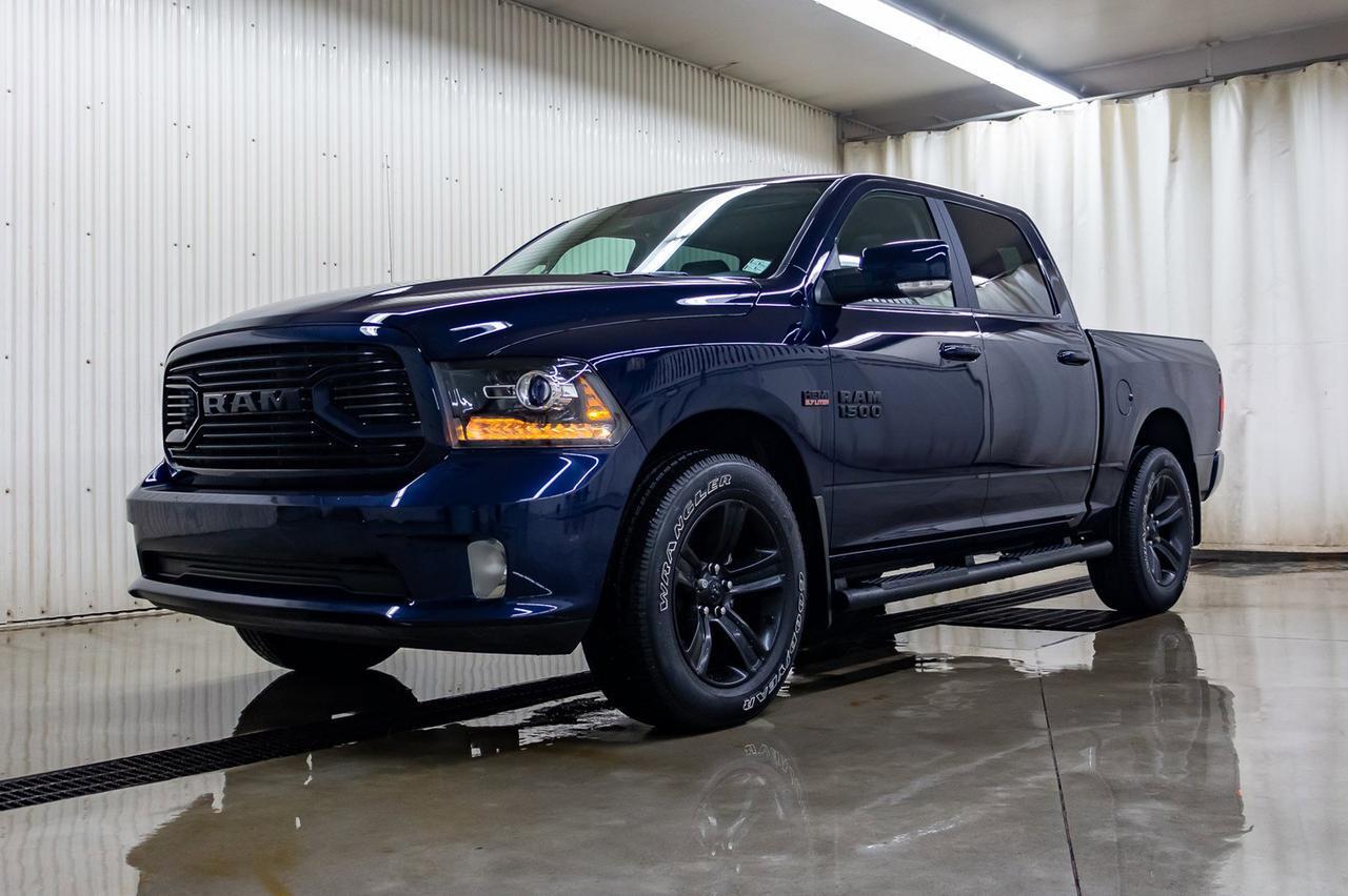 2018 Ram 1500 4x4 Crew Cab Sport Leather Roof Nav Red Deer AB