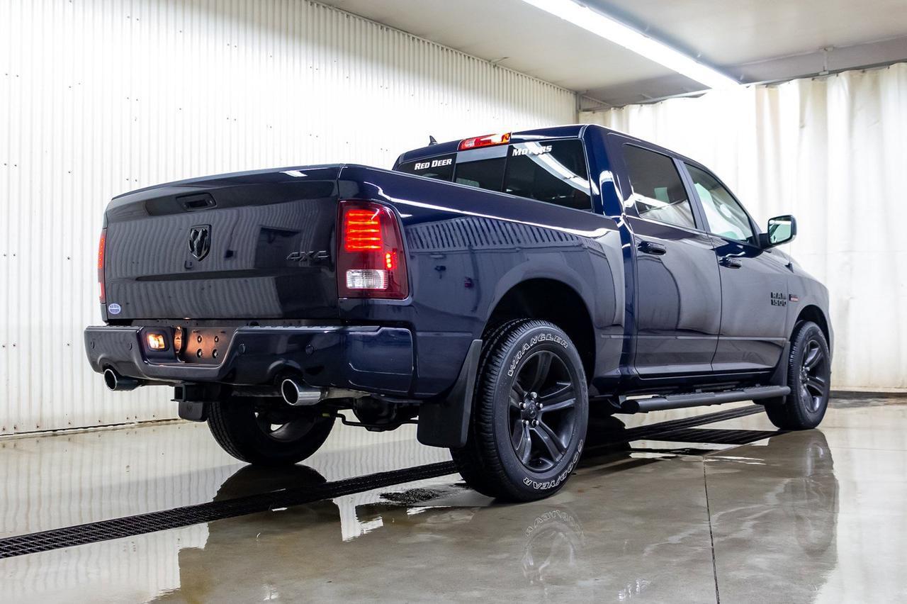 2018 Ram 1500 4x4 Crew Cab Sport Leather Roof Nav Red Deer AB