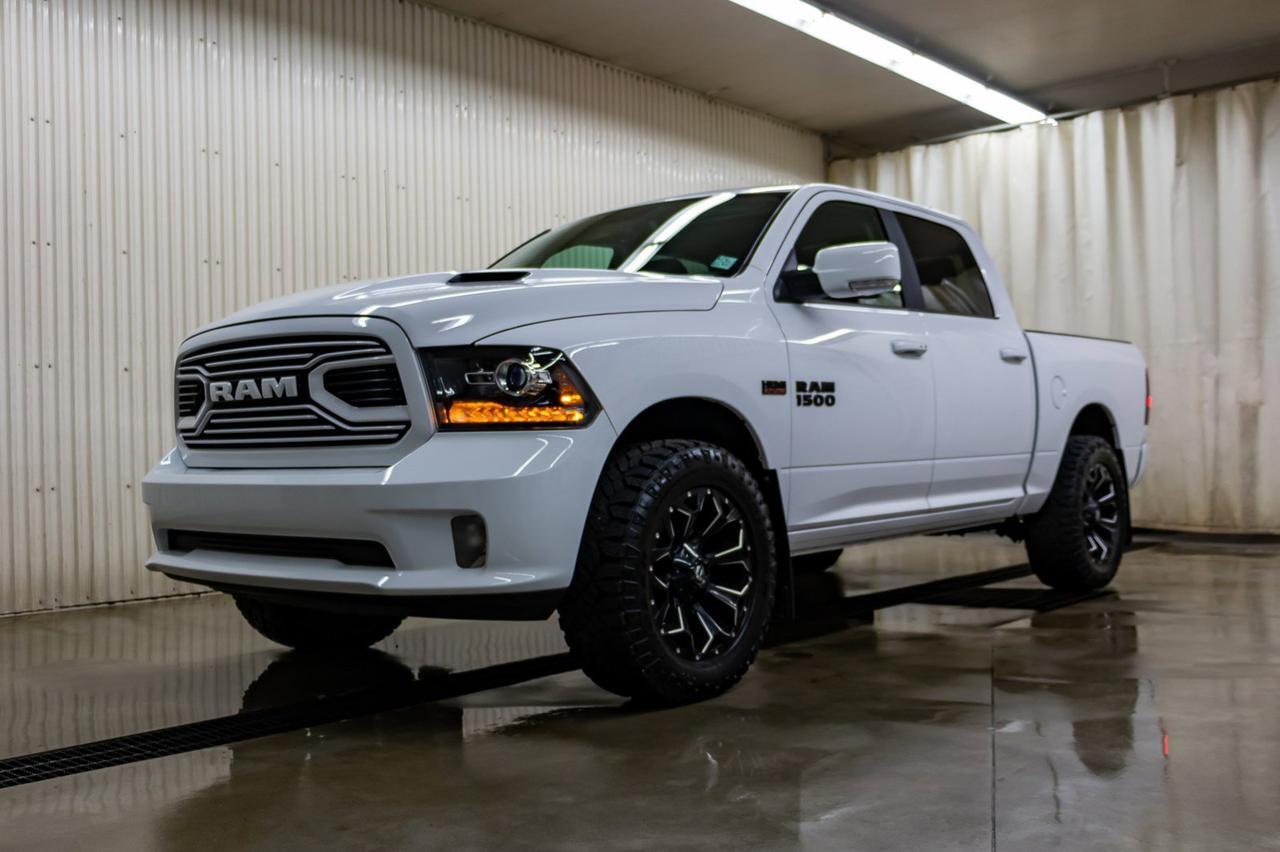 2018 Ram 1500 4x4 Crew Cab Sport Leather Roof Nav Red Deer AB