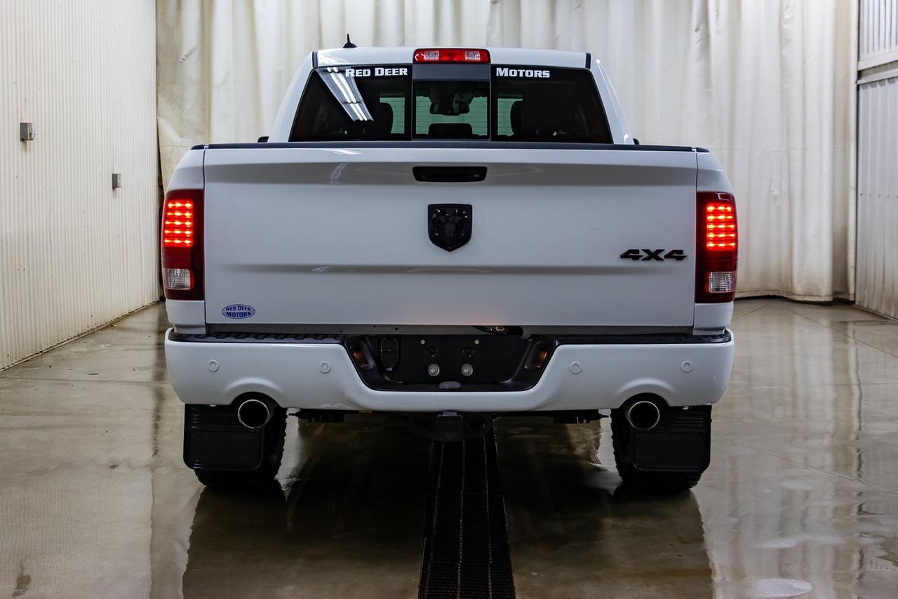 2018 Ram 1500 4x4 Crew Cab Sport Leather Roof Nav Red Deer AB