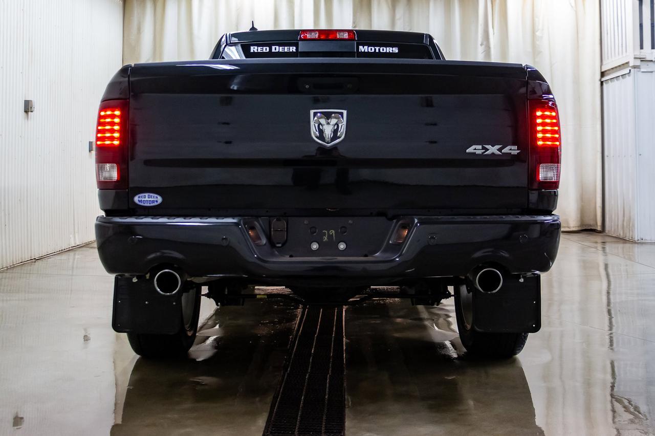 2018 Ram 1500 4x4 Crew Cab Sport Longbox Leather Roof Nav Red Deer AB