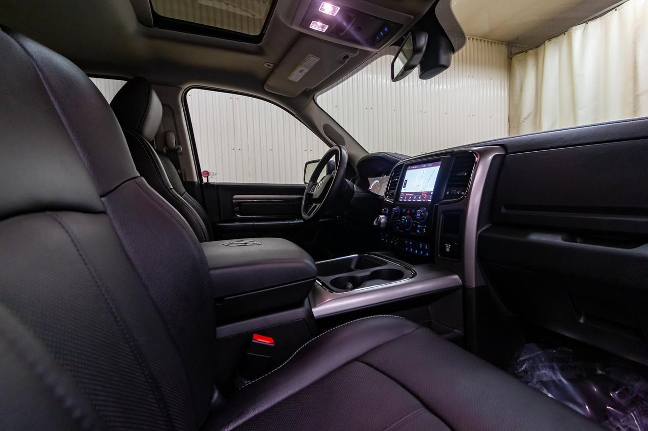 2018 Ram 1500 4x4 Crew Cab Sport Longbox Leather Roof Nav Red Deer AB