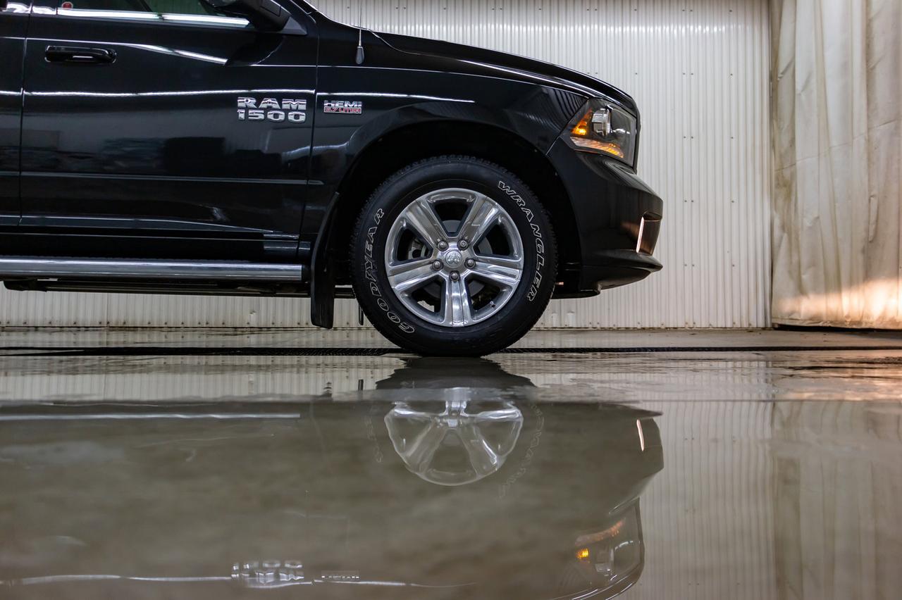 2018 Ram 1500 4x4 Crew Cab Sport Longbox Leather Roof Nav Red Deer AB