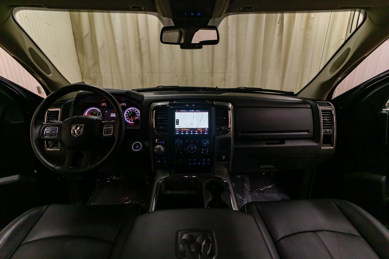 2018 Ram 1500 4x4 Crew Cab Sport Longbox Leather Roof Nav Red Deer AB