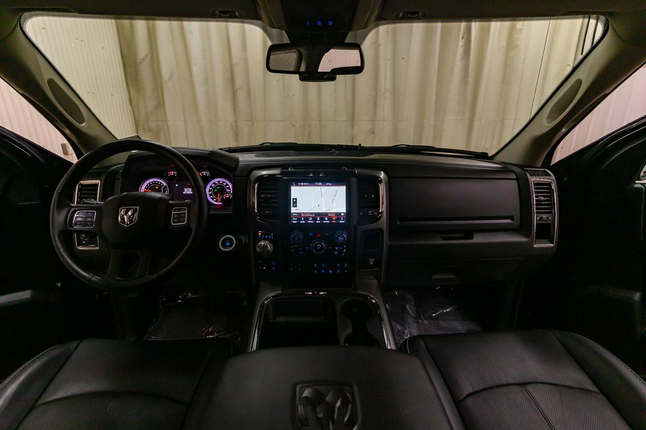 2018 Ram 1500 4x4 Crew Cab Sport Longbox Leather Roof Nav Red Deer AB