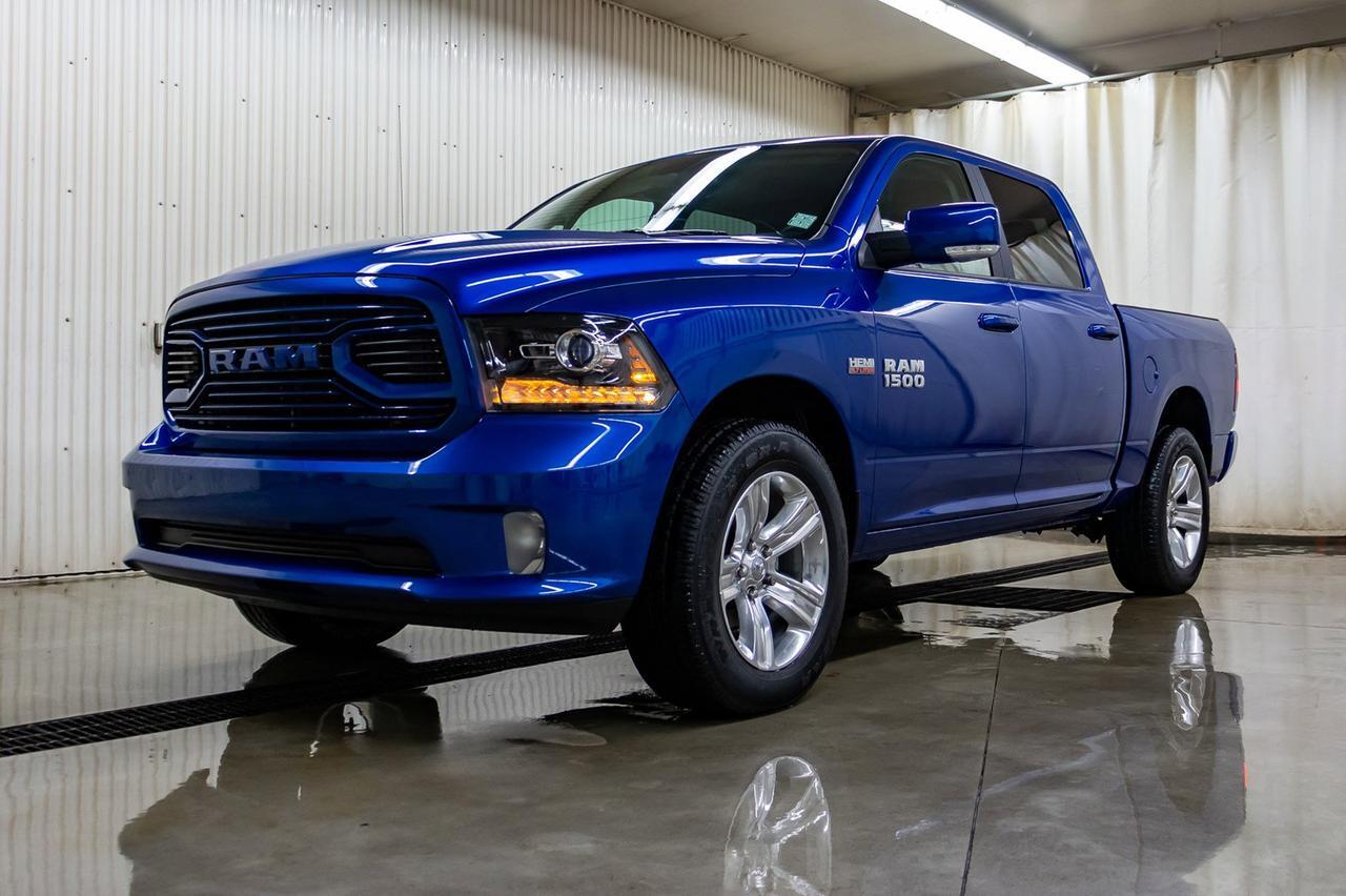 2018 Ram 1500 4x4 Crew Cab Sport Remote Start Red Deer AB