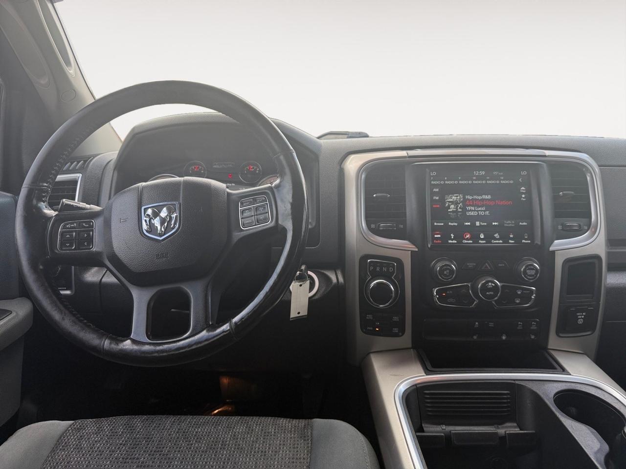 2018 Ram 1500 Big Horn, HEATED SEATS, HEATED STEERING WHEEL, APPLE CARPLAY/ANDROID AUTO, POWER/HEATED MIRRORS, NAVIGATION, BACKUP CAMERA, REMOTE KEYLESS ENTRY, BED LINER, TOW PACKAGE, COME AND TEST DRIVE THIS RAM 1500 TODAY!