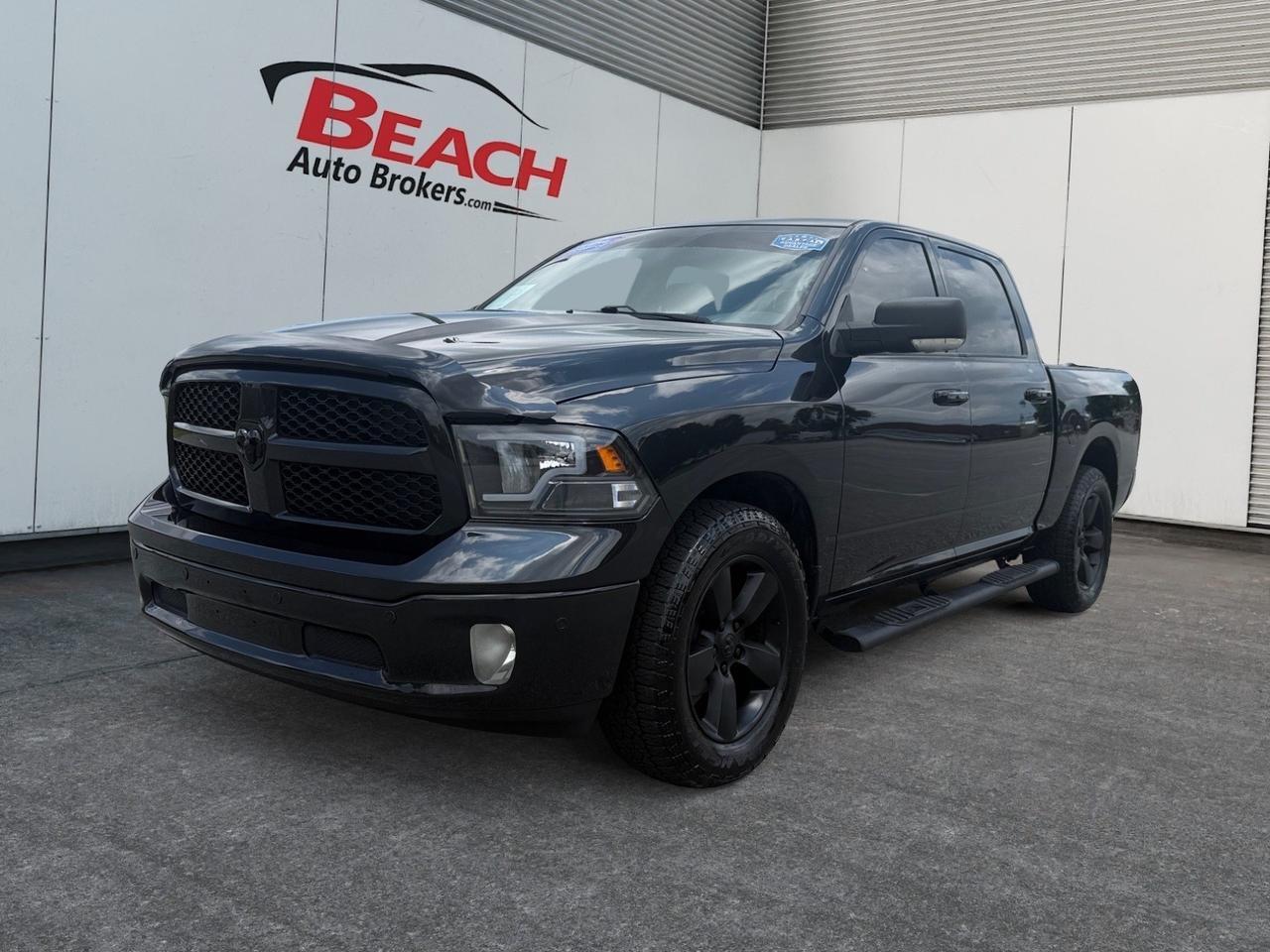 2018 Ram 1500 Big Horn, HEATED SEATS, HEATED STEERING WHEEL, APPLE CARPLAY/ANDROID AUTO, POWER/HEATED MIRRORS, NAVIGATION, BACKUP CAMERA, REMOTE KEYLESS ENTRY, BED LINER, TOW PACKAGE, COME AND TEST DRIVE THIS RAM 1500 TODAY!