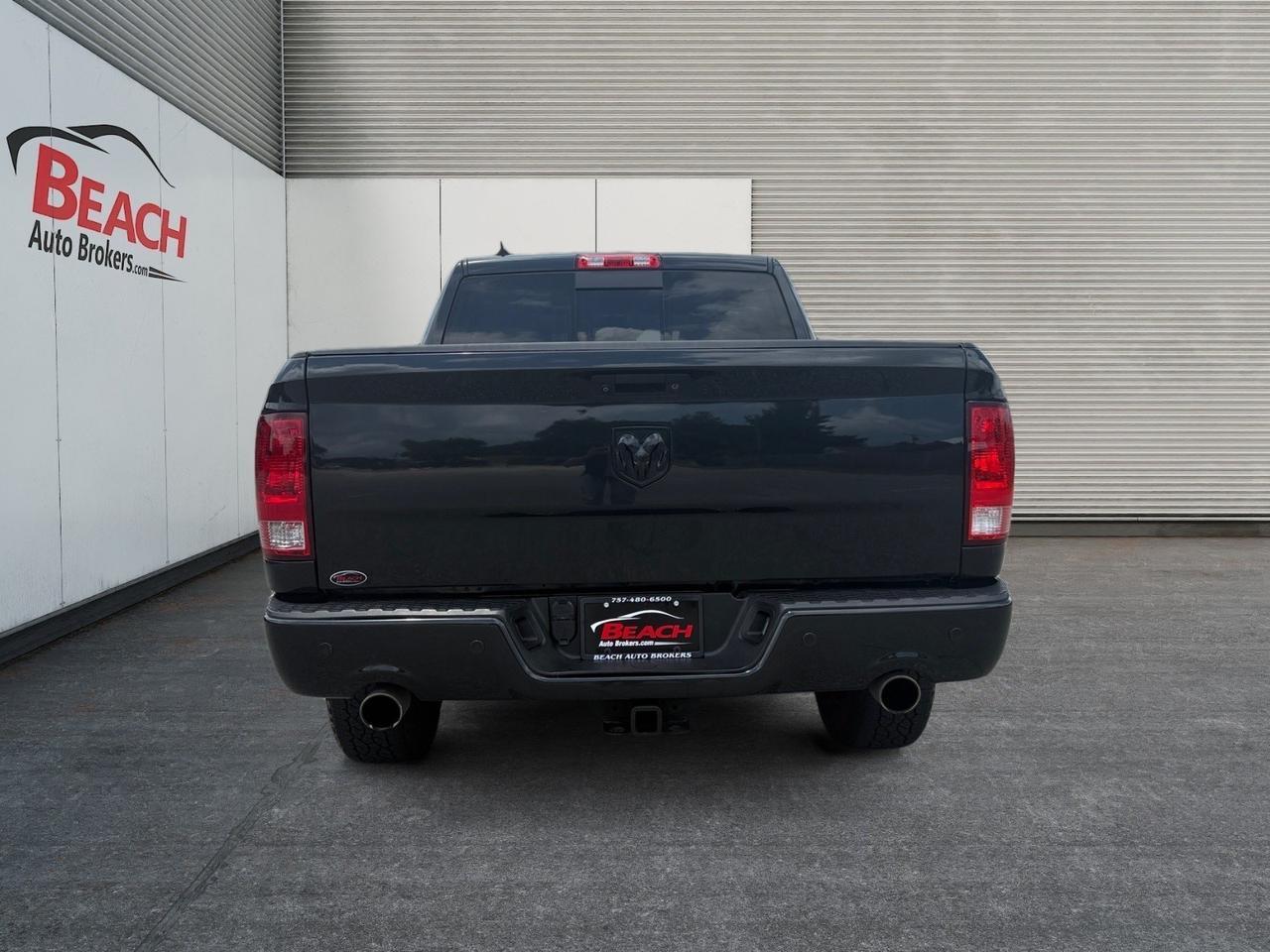 2018 Ram 1500 Big Horn, HEATED SEATS, HEATED STEERING WHEEL, APPLE CARPLAY/ANDROID AUTO, POWER/HEATED MIRRORS, NAVIGATION, BACKUP CAMERA, REMOTE KEYLESS ENTRY, BED LINER, TOW PACKAGE, COME AND TEST DRIVE THIS RAM 1500 TODAY! Norfolk VA