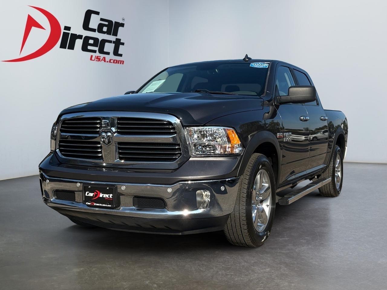2018 Ram 1500 Big Horn, RUNNING BOARDS, REAR POWER SLIDING WINDOW, BACKUP CAMERA WITH PARKING SENSORS, APPLE CARPLAY/ANDROID AUTO, HEATED STEERING WHEEL & SEATS, TOW PACKAGE, CLEAN CARFAX, GO BIG ON THE ROAD! Virginia Beach VA