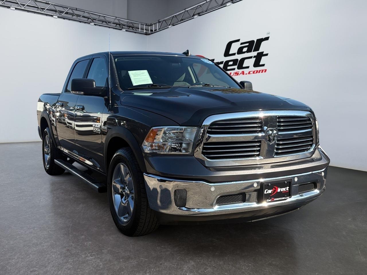 2018 Ram 1500 Big Horn, RUNNING BOARDS, REAR POWER SLIDING WINDOW, BACKUP CAMERA WITH PARKING SENSORS, APPLE CARPLAY/ANDROID AUTO, HEATED STEERING WHEEL & SEATS, TOW PACKAGE, CLEAN CARFAX, GO BIG ON THE ROAD! Virginia Beach VA