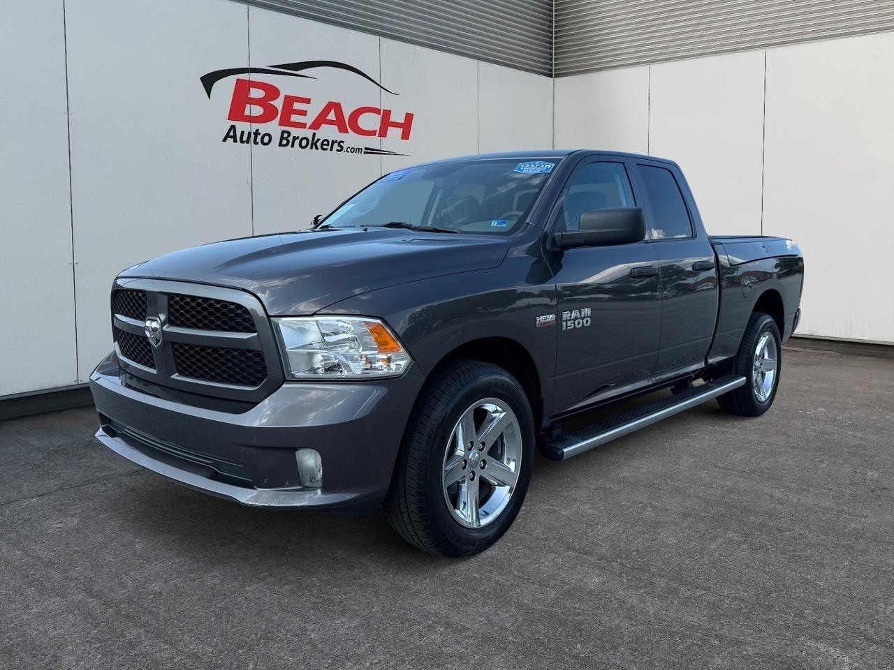 2018 Ram 1500 Express, BLUETOOTH, BACKUP CAMERA, TONNEAU COVER, RUNNING BOARDS, RAMBOXES, AFTER MARKET RADIO, POWER MIRRORS, BED LINER, TOW PACKAGE, TOW HOOKS, REMOTE KEYLESS ENTRY, COME AND TEST DRIVE THIS RAM 1500 TODAY!