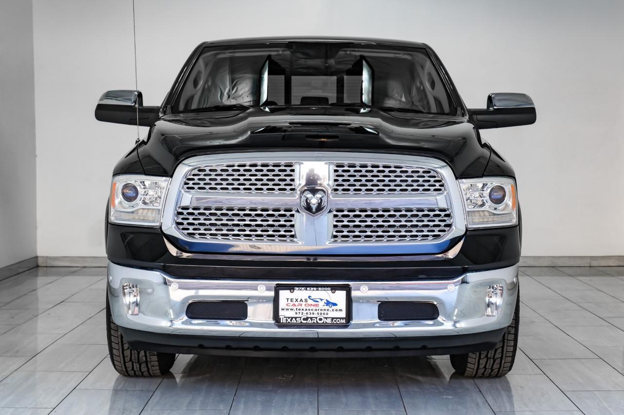 2018 Ram 1500 LARAMIE CREW CAB 4WD DIESEL NAVIGATION SUNROOF LEATHER SEATS REA