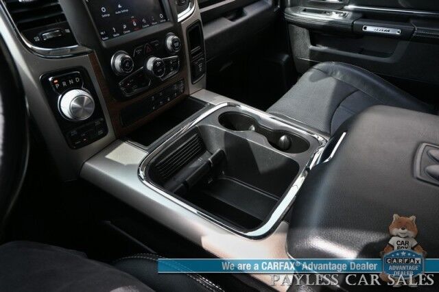 2018 Ram 1500 Laramie / 4X4 / 3.0L EcoDiesel V6 / Crew Cab / Convenience Group / Auto Start / Heated & Cooled Leather Seats / Heated Steering / Apple CarPlay & Android Auto / Back Up Camera / Keyless Entry & Start / Tow Pkg / 1-Owner Anchorage AK