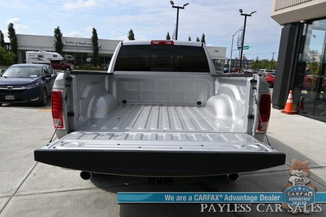 2018 Ram 1500 Laramie / 4X4 / 3.0L EcoDiesel V6 / Crew Cab / Convenience Group / Auto Start / Heated & Cooled Leather Seats / Heated Steering / Apple CarPlay & Android Auto / Back Up Camera / Keyless Entry & Start / Tow Pkg / 1-Owner Anchorage AK