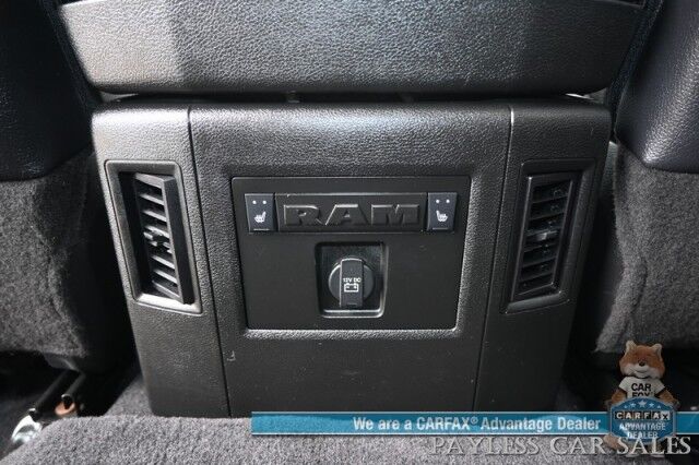 2018 Ram 1500 Laramie / 4X4 / 3.0L EcoDiesel V6 / Crew Cab / Convenience Group / Auto Start / Heated & Cooled Leather Seats / Heated Steering / Apple CarPlay & Android Auto / Back Up Camera / Keyless Entry & Start / Tow Pkg / 1-Owner Anchorage AK