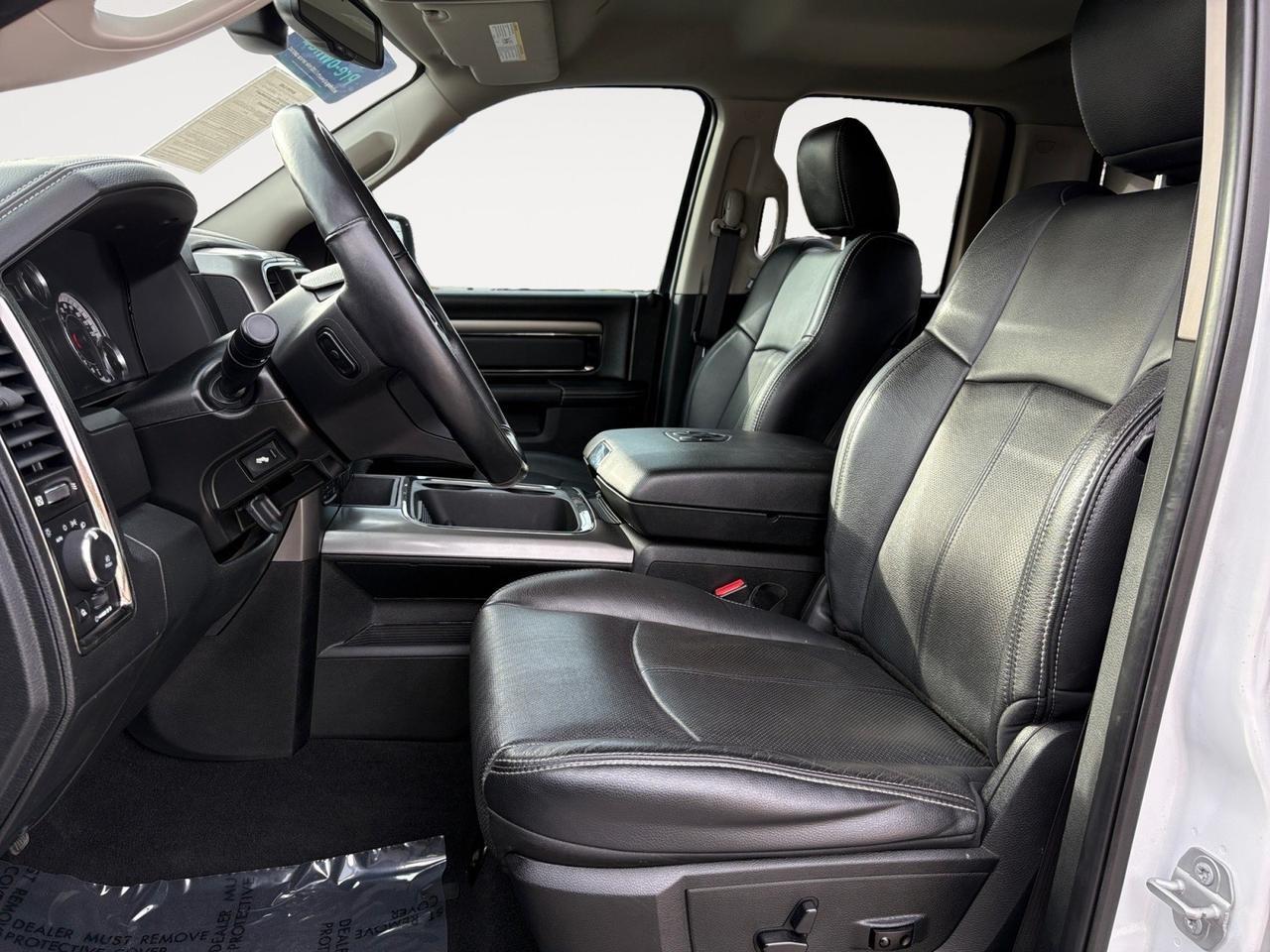 2018 Ram 1500 Night, BLACK TUBULAR SIDE STEPS, REMOTE START, POWER HEATED MIRRORS, BED LINER, HEATED & VENTILATED SEATS, APPLE CARPLAY/ANDROID AUTO, BACKUP CAMERA WITH PARKING SENSORS, LOW MILES, CLEAN CARFAX, RIDE INTO THE NIGHT IN THIS RAM!