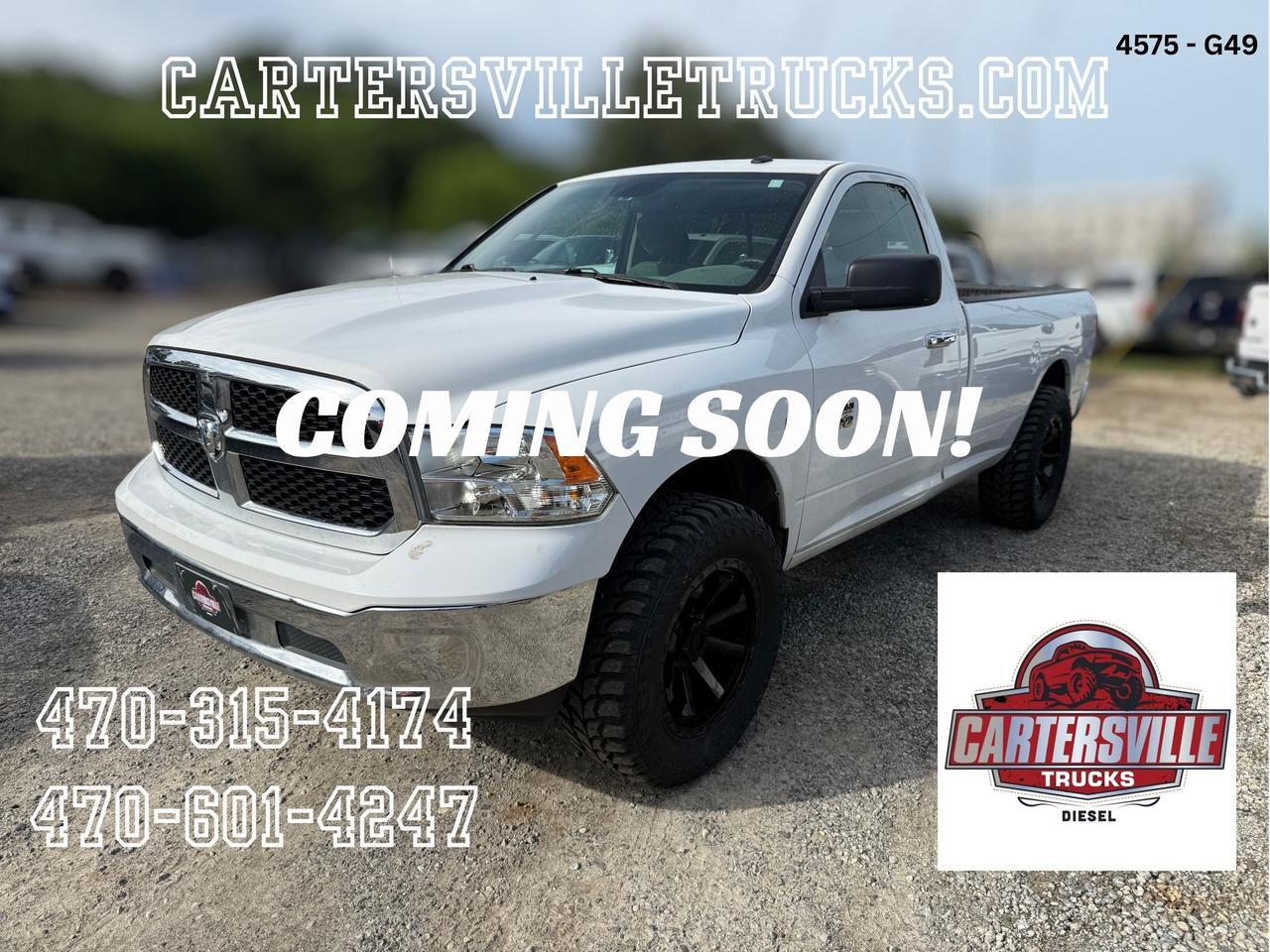 2018 Ram 1500 SLT 4X4 - LEVELED - REG CAB