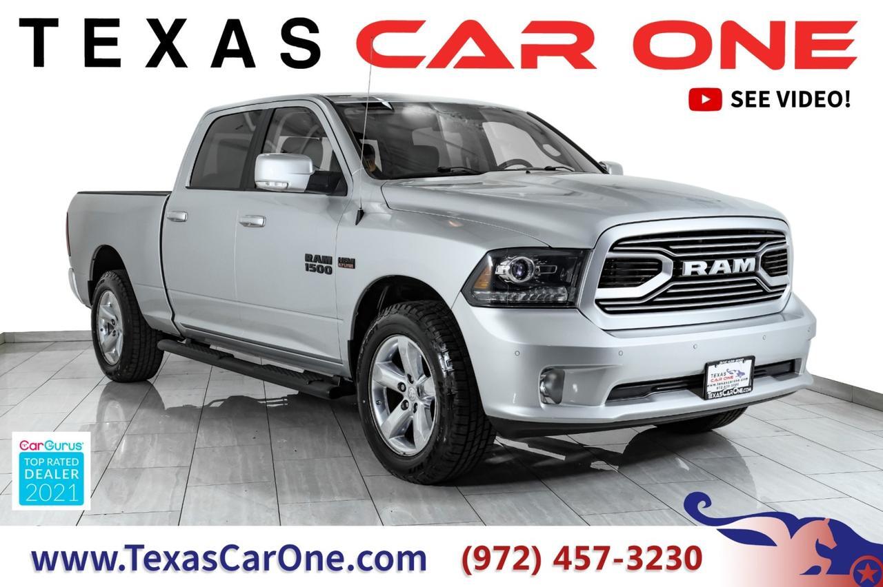 2018 Ram 1500 SPORT CREW CAB 4WD 5.7L HEMI NAVIGATION REAR CAMERA POWER DRIVER SEAT