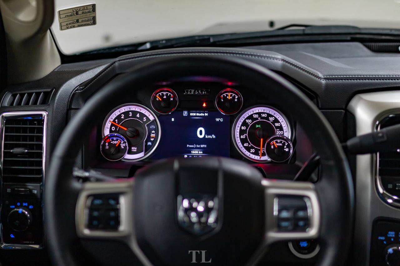 2018 Ram 2500 4x4 Crew Cab Laramie Diesel Leather Roof Nav Red Deer AB