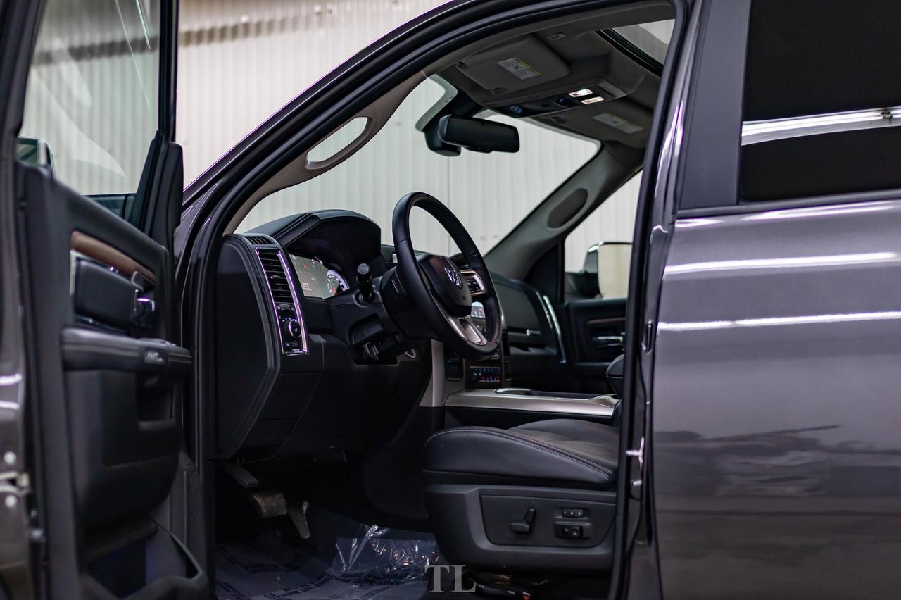 2018 Ram 2500 4x4 Crew Cab Laramie Diesel Leather Roof Nav Red Deer AB