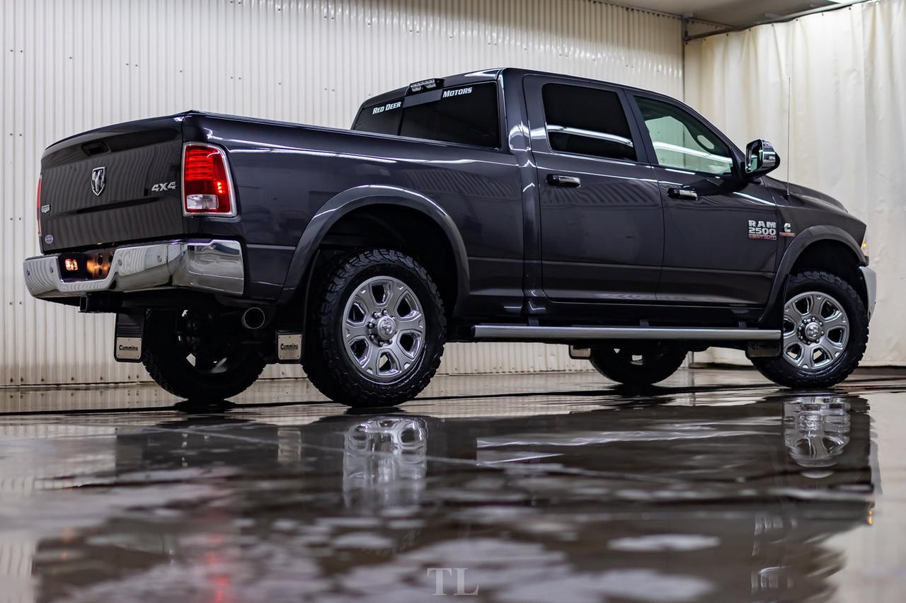 2018 Ram 2500 4x4 Crew Cab Laramie Diesel Leather Roof Nav Red Deer AB