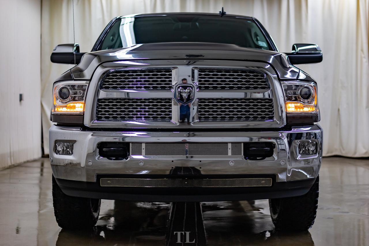 2018 Ram 2500 4x4 Crew Cab Laramie Diesel Leather Roof Nav Red Deer AB