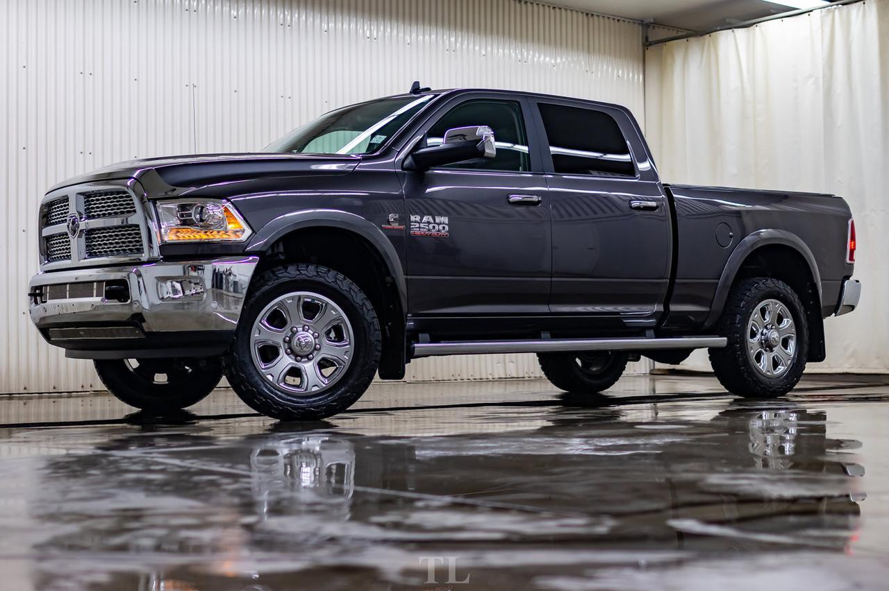 2018 Ram 2500 4x4 Crew Cab Laramie Diesel Leather Roof Nav Red Deer AB