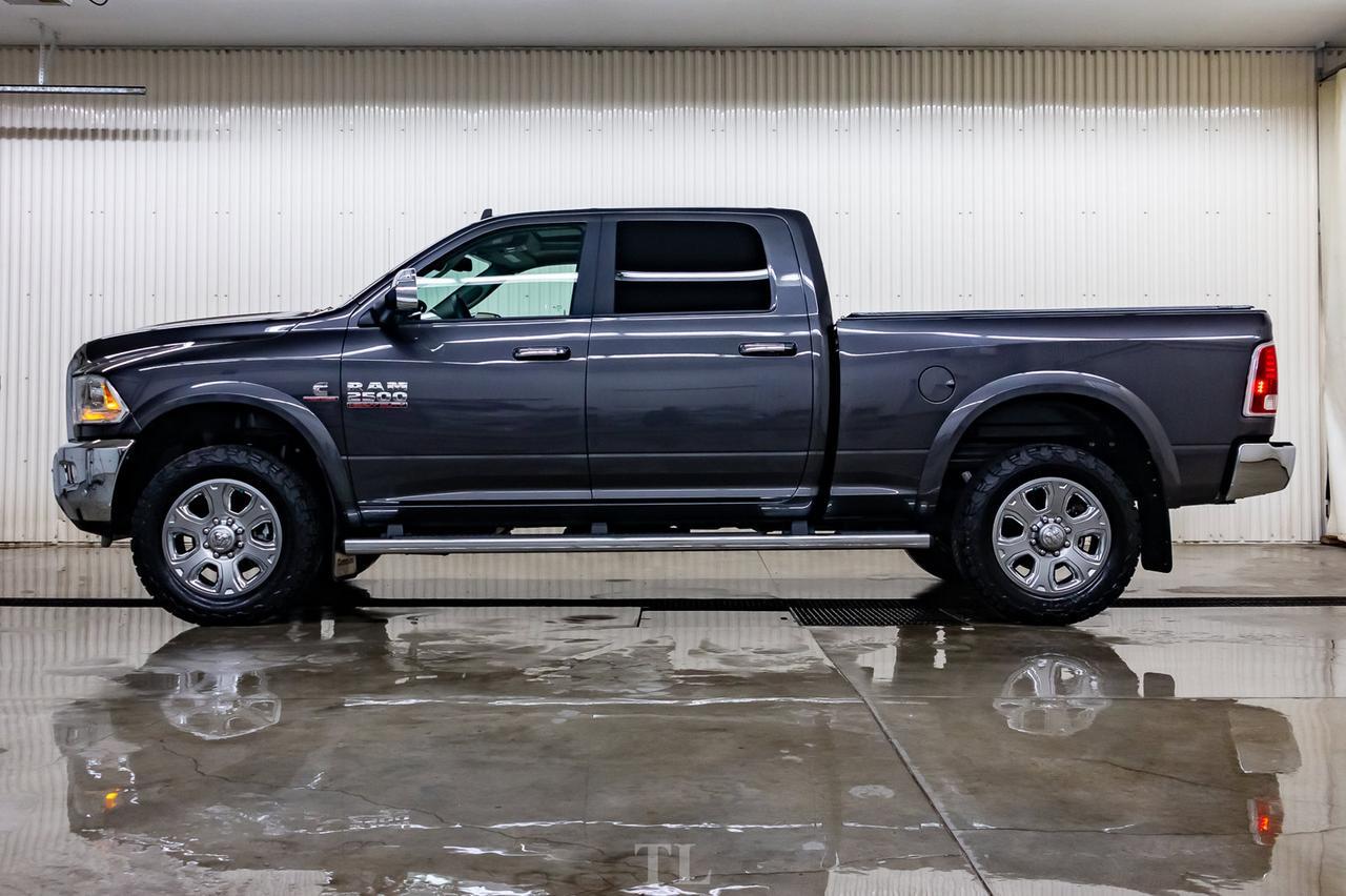 2018 Ram 2500 4x4 Crew Cab Laramie Diesel Leather Roof Nav Red Deer AB
