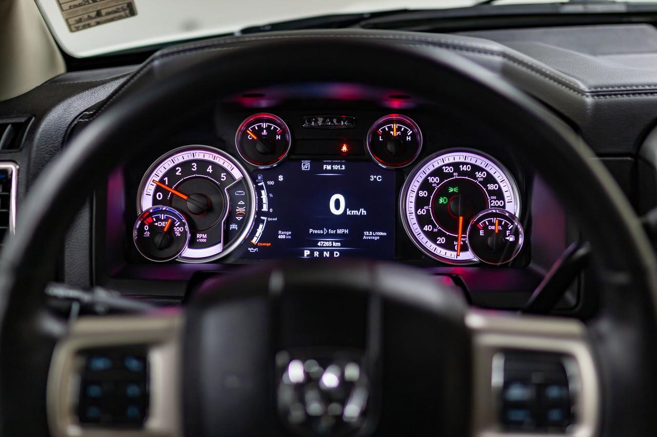 2018 Ram 2500 4x4 Crew Cab Laramie Diesel Leather Roof Nav Red Deer AB