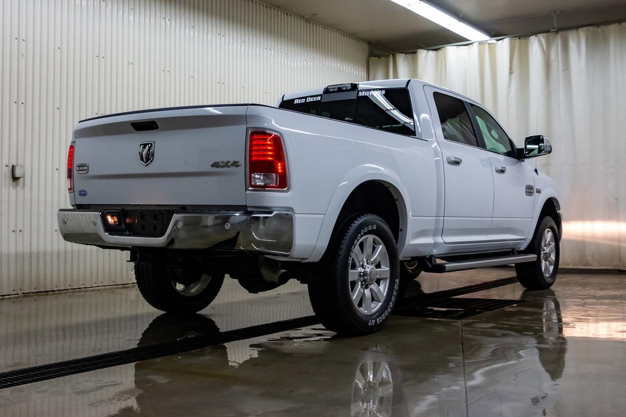 2018 Ram 2500 4x4 Crew Cab Longhorn Leather Roof Nav Red Deer AB
