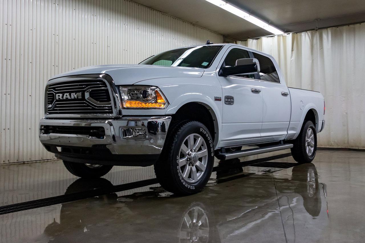 2018 Ram 2500 4x4 Crew Cab Longhorn Leather Roof Nav Red Deer AB
