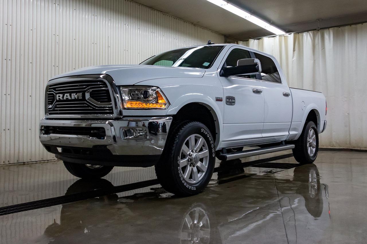 2018 Ram 2500 4x4 Crew Cab Longhorn Leather Roof Nav Red Deer AB
