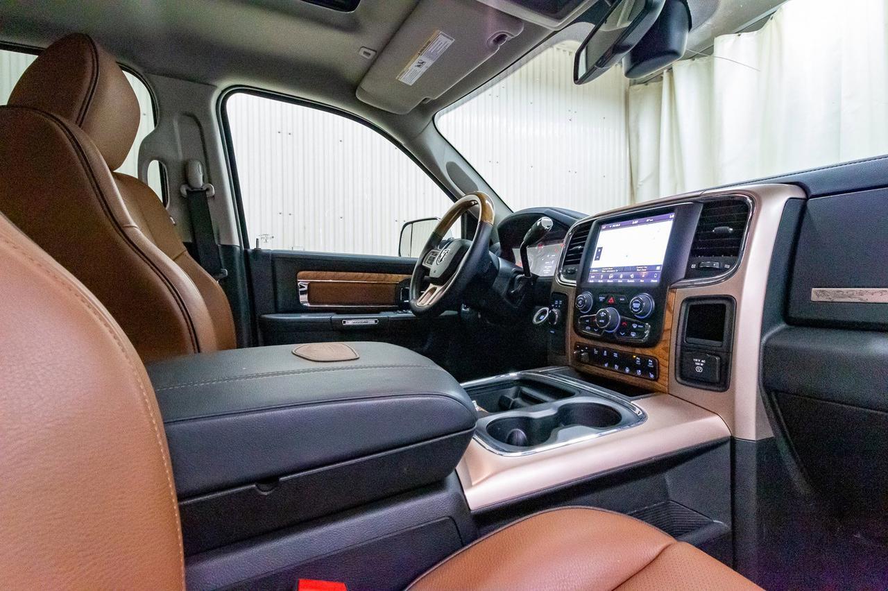 2018 Ram 2500 4x4 Crew Cab Longhorn Leather Roof Nav Red Deer AB