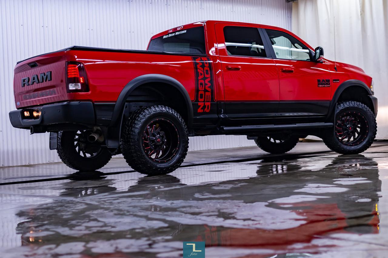2018 Ram 2500 4x4 Crew Cab Power Wagon Leather Roof Nav Red Deer AB