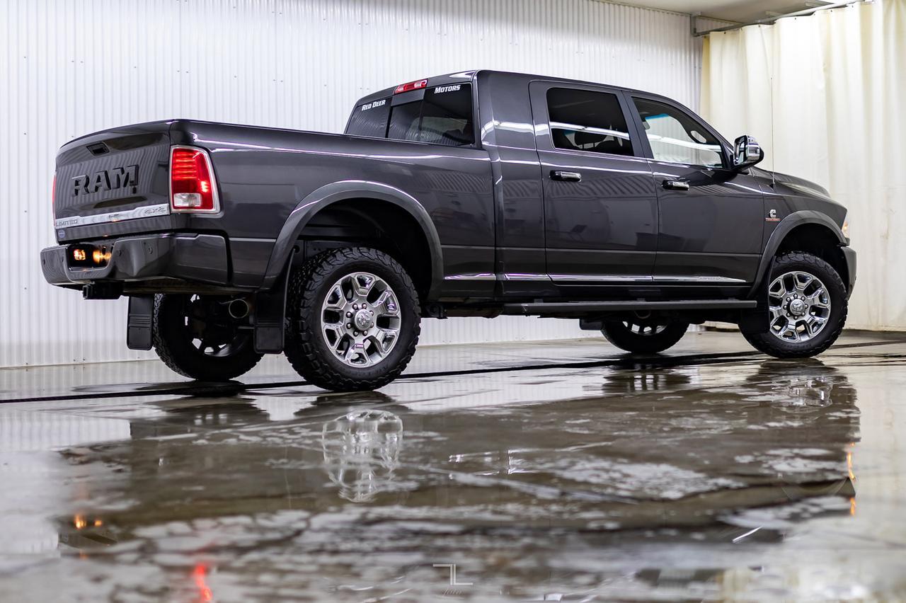 2018 Ram 2500 4x4 Mega Cab Limited Diesel Leather Roof Nav Red Deer AB