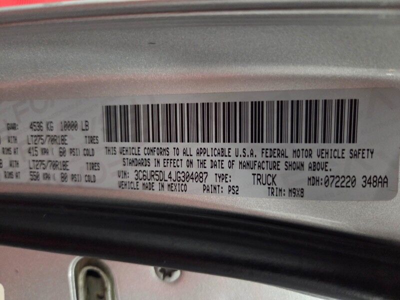 2018 Ram 2500 Big Horn 4WD 6.7L Diesel GPS Camera Camper Shell FREE WARRANTY Arlington TX