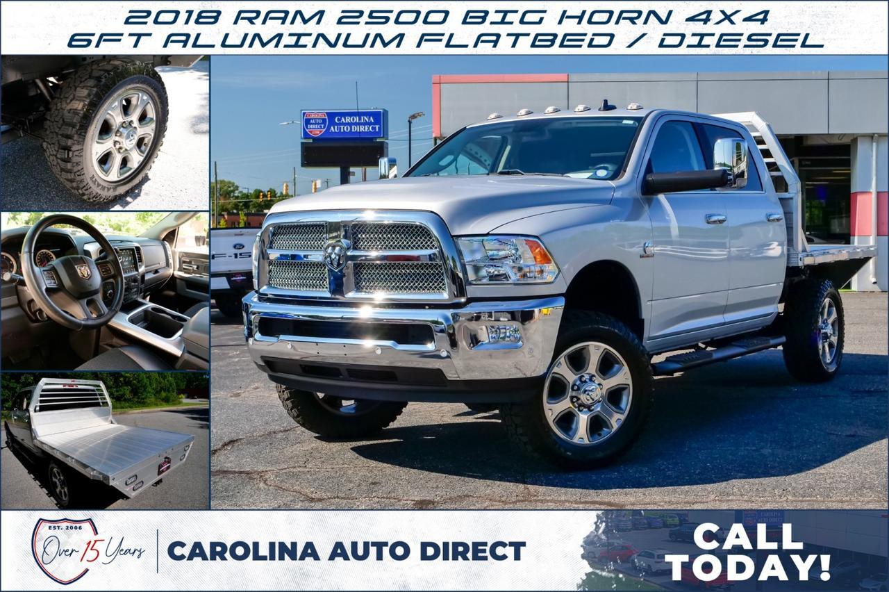 2018 Ram 2500 Big Horn 4X4 / Aluminum Flatbed / Turbo Diesel! Lincolnton NC